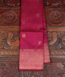 Reddish Pink Handwoven Kanjivaram Silk Saree T3505111
