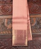 Peach Handwoven Kanjivaram Silk Saree T3252541