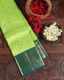 Green Handwoven Kanjivaram Silk Saree T3312631