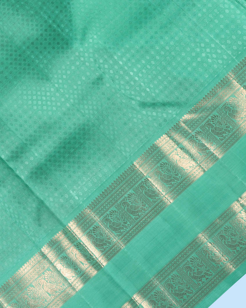 Peach Handwoven Kanjivaram Silk Saree T3461053
