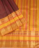 Brown Handwoven Kanjivaram Silk Saree T3547724