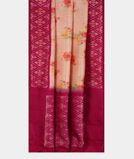 Pink Ikat Silk Saree T2684712