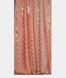 Peach Georgette Silk Saree T3618312
