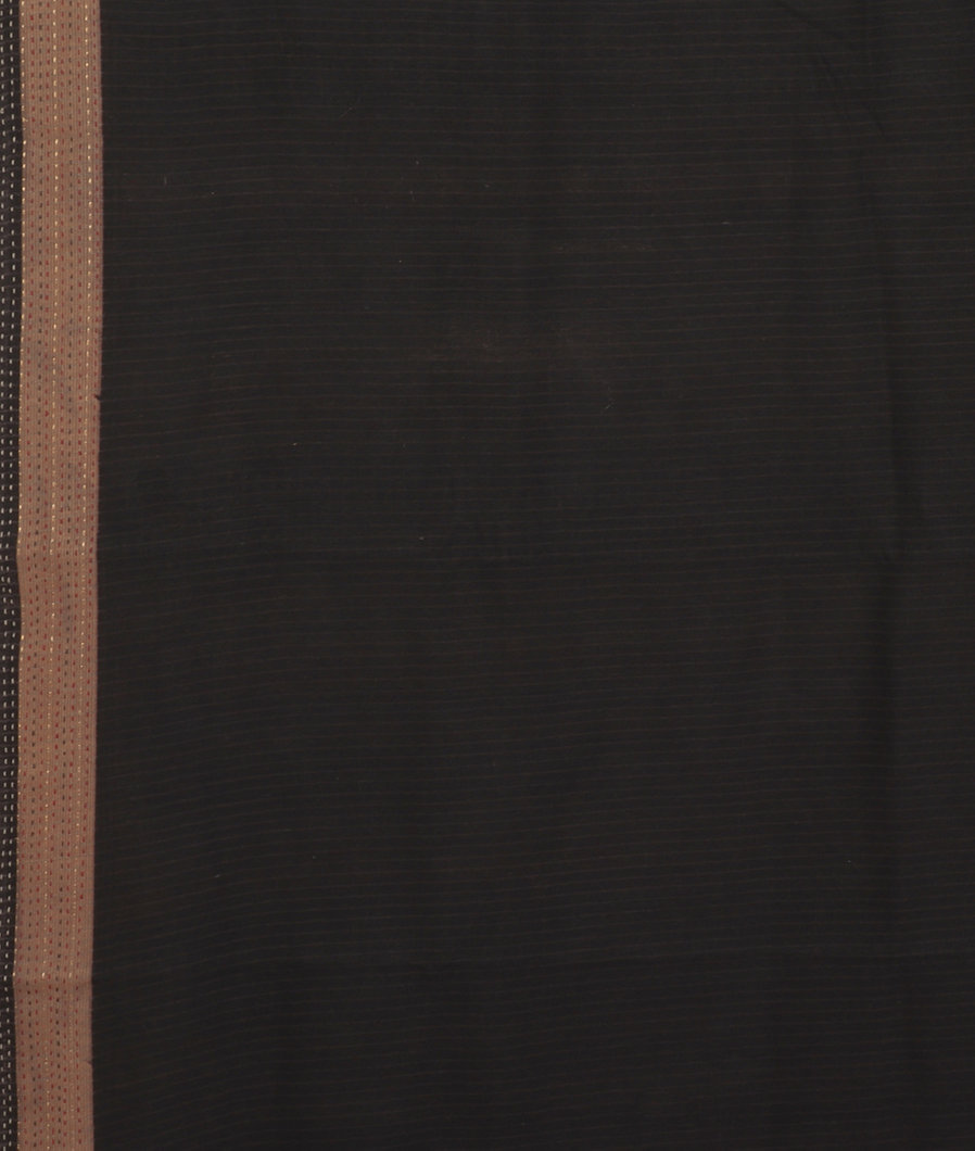 Black Tussar Printed Saree T3526833