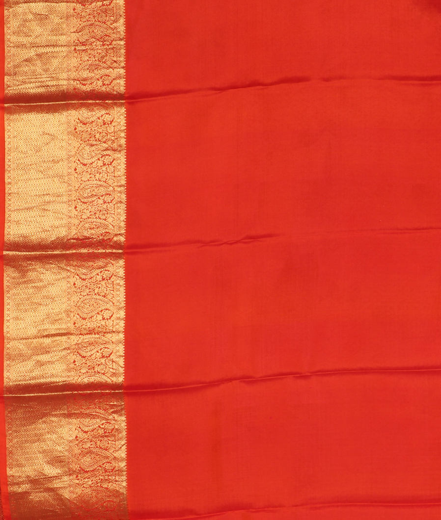 Off-White Printed Soft Silk Saree T3544433