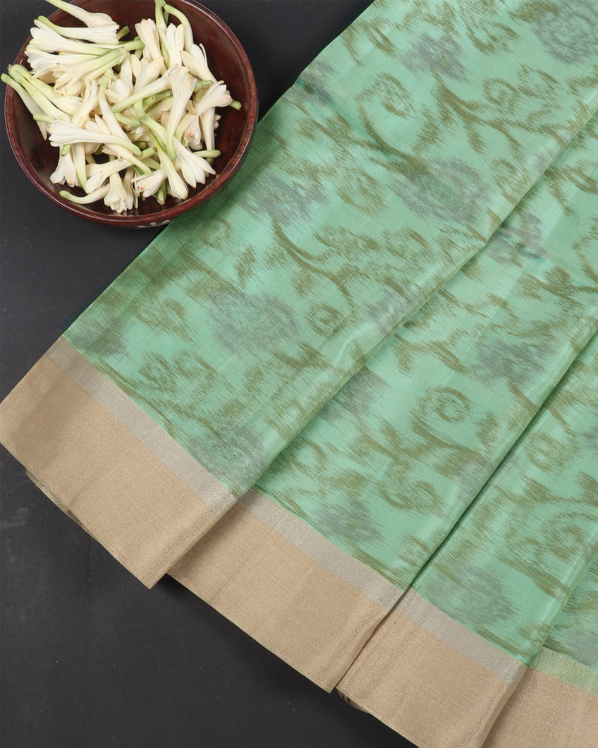Green Soft Silk Saree T361623-image