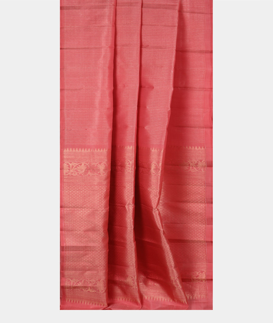 Pink Handwoven Kanjivaram Silk Saree T3626282