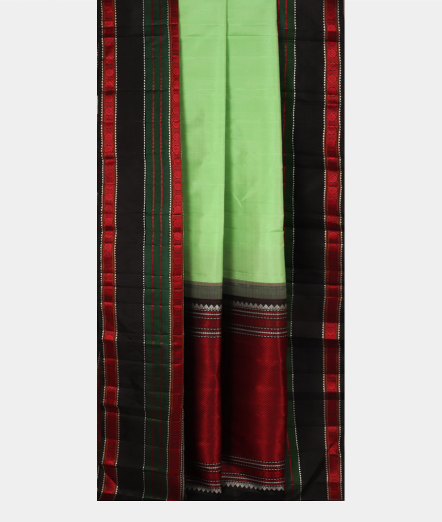 Green Handwoven Kanjivaram Silk Saree T3628022