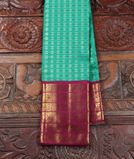 Green Handwoven Kanjivaram Silk Saree T3461171