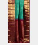Green Handwoven Kanjivaram Silk Saree T3461172