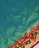 Peacock Green Paithani Silk Saree T3334304