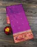 Purple Paithani Silk Saree T3334241