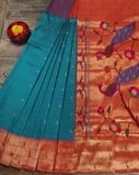 Blue Paithani Silk Saree T3334222