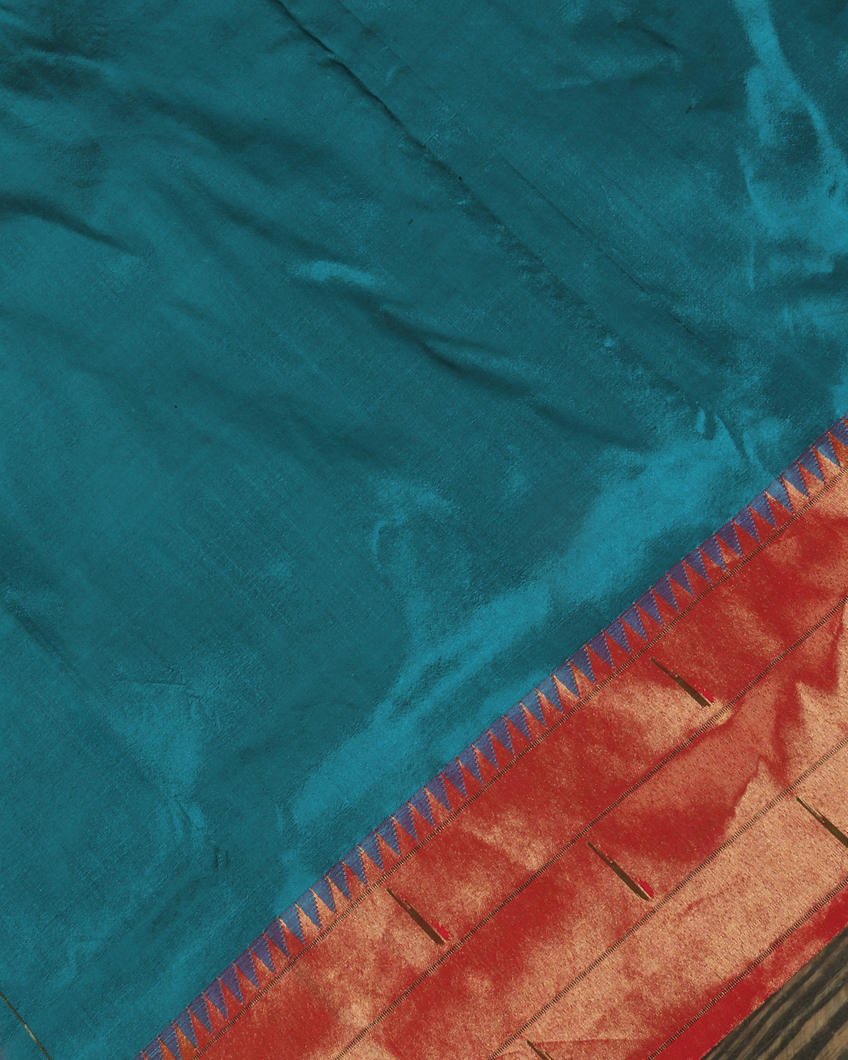 Blue Paithani Silk Saree T3334224