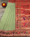 Green Paithani Silk Saree T3637932