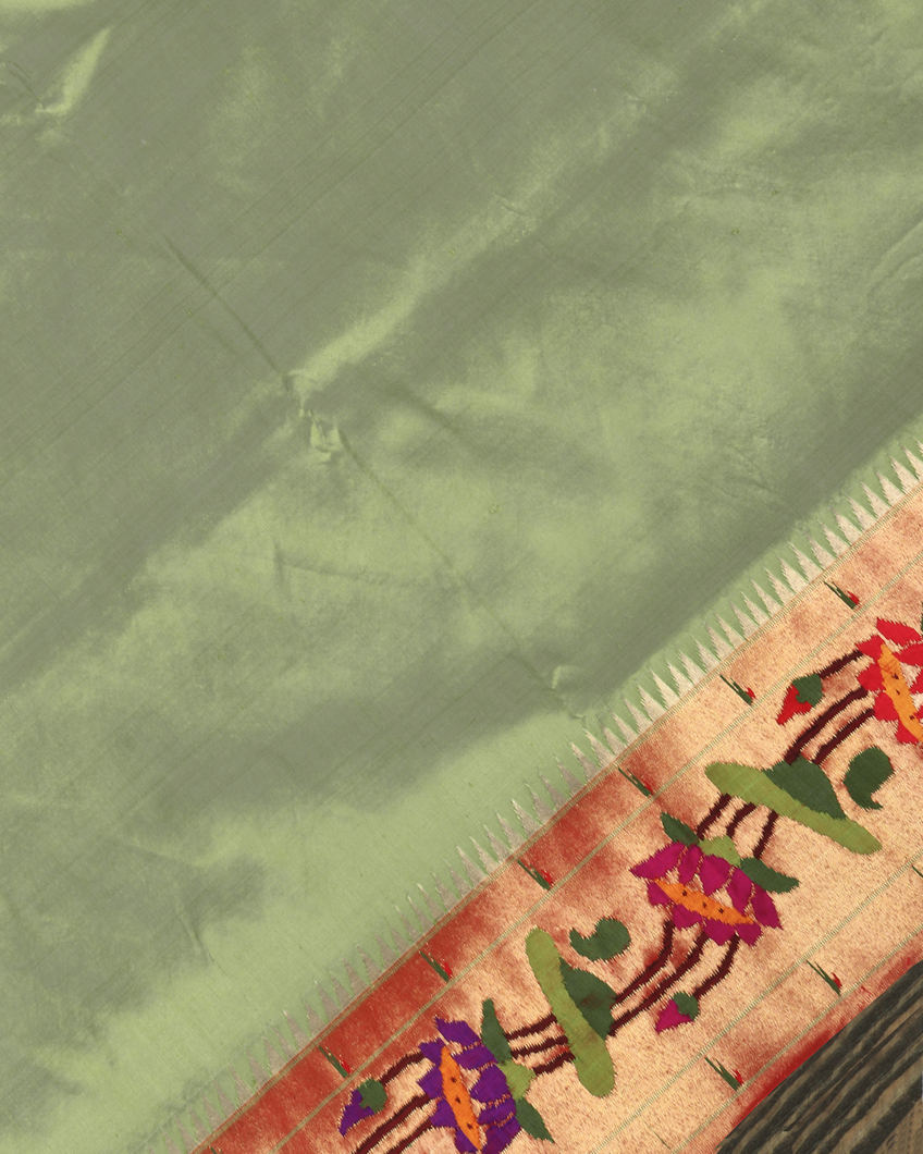 Green Paithani Silk Saree T3637934