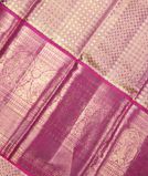 Baby Pink Handwoven Kanjivaram Tissue Silk Pavadai T3607752