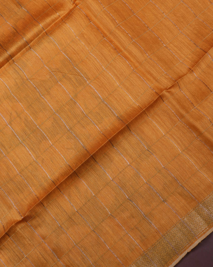 Green Tussar Printed Saree T3622983