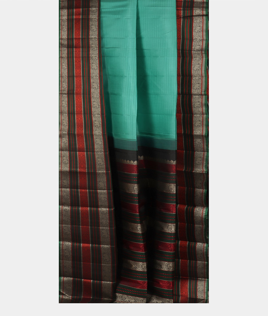 Green Handwoven Kanjivaram Silk Saree T3603062