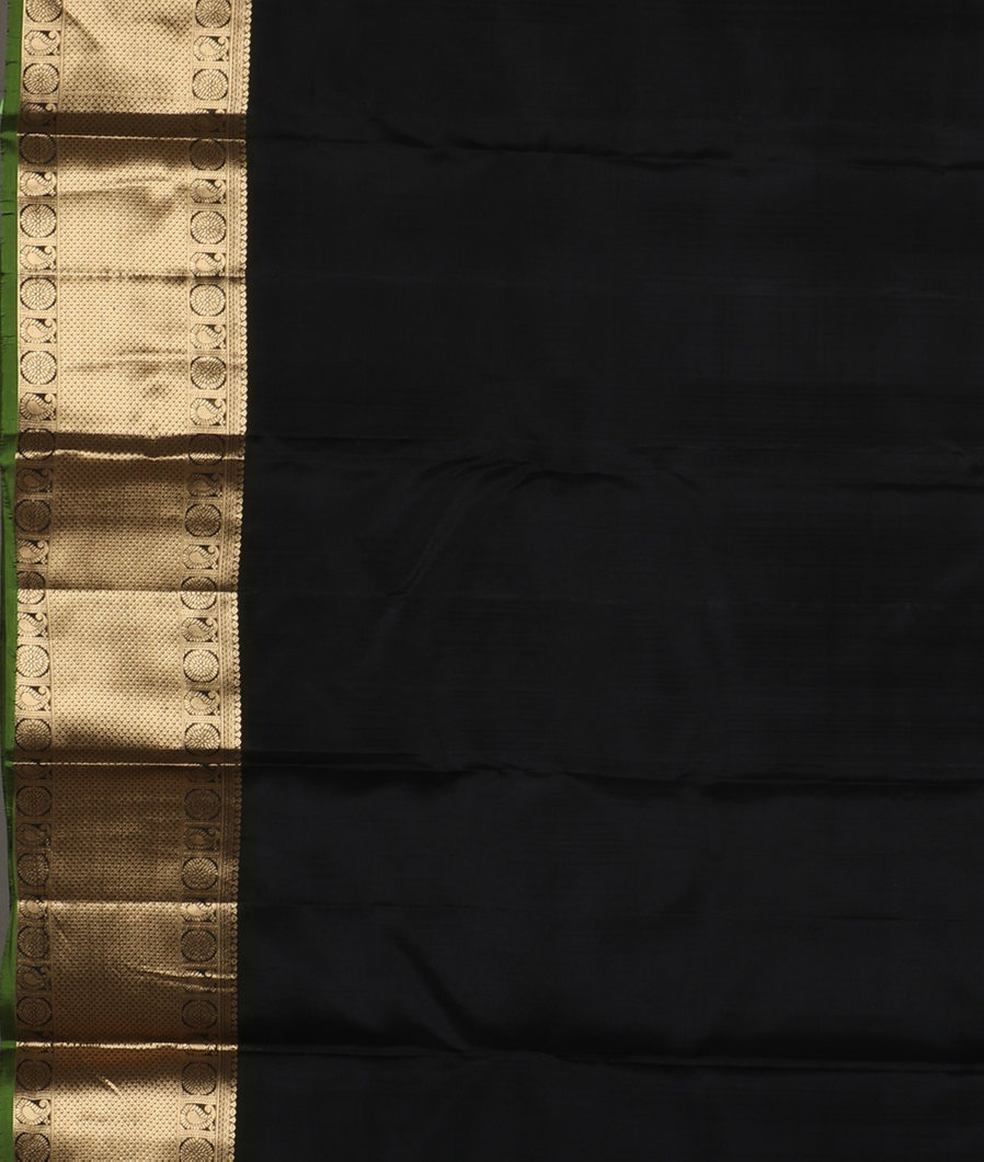 Black Soft Silk Saree T3585273