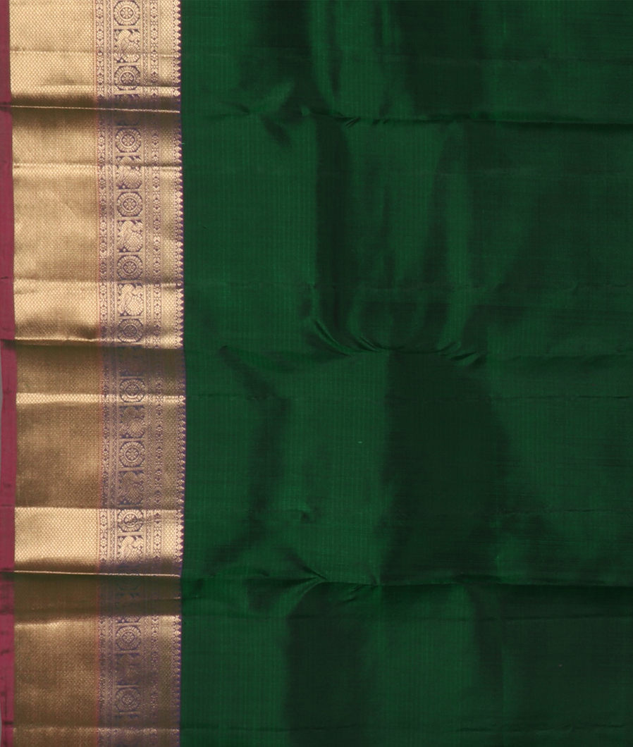 Green Soft Silk Saree T3584163