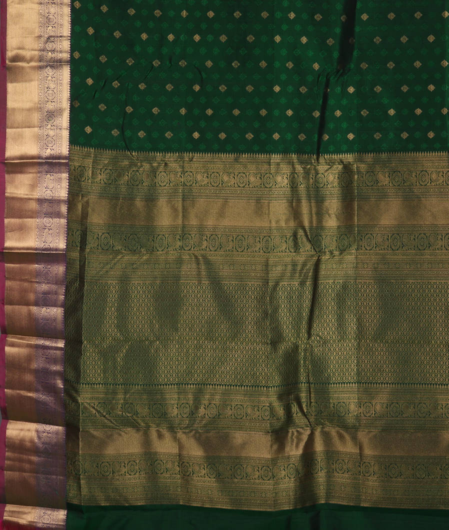 Green Soft Silk Saree T3584164