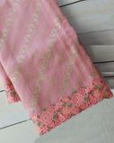 Pink Kora Organza Embroidery Saree T3666711