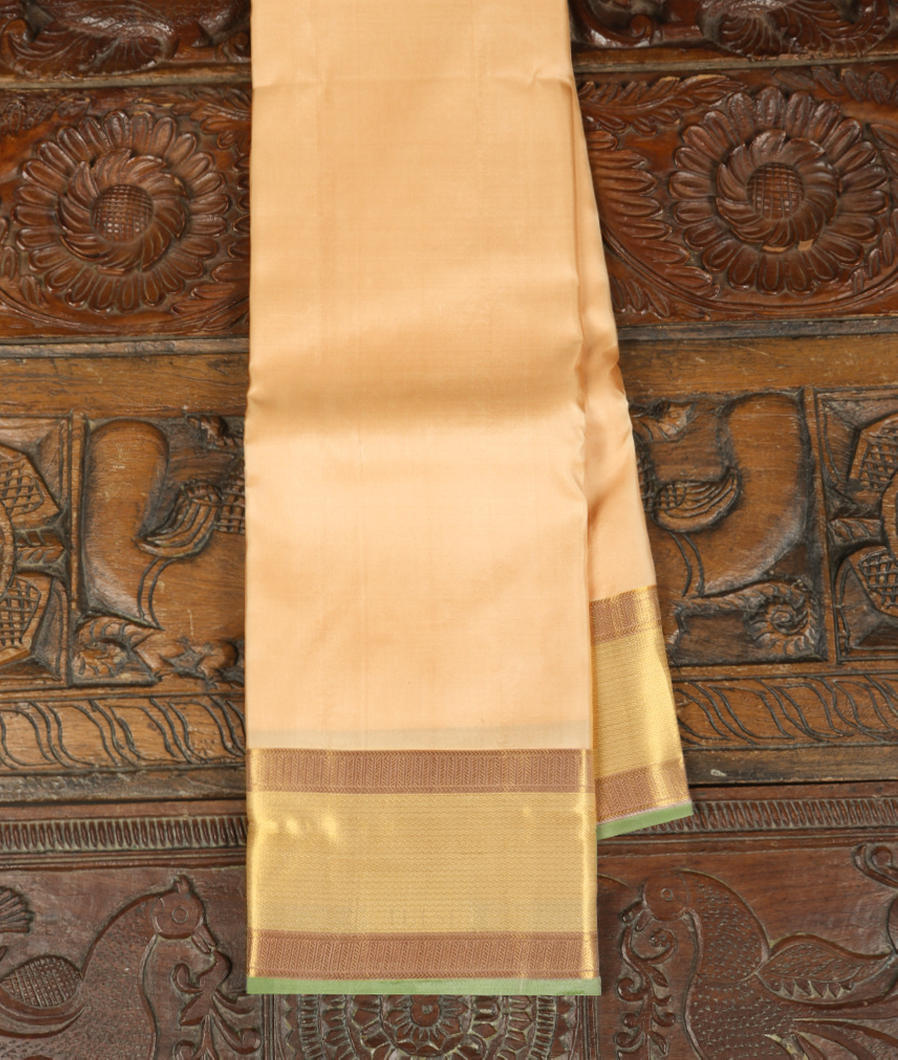 Cream Soft Silk Saree T253631-image