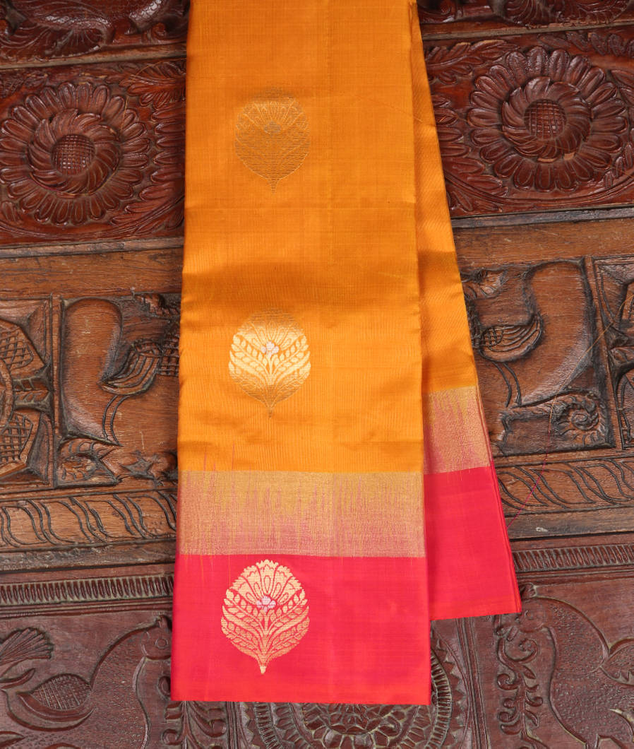 Yellow Soft Silk Saree T362120-image
