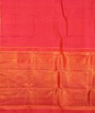 Pinkish Orange Handwoven Kanjivaram Silk Saree T3616844