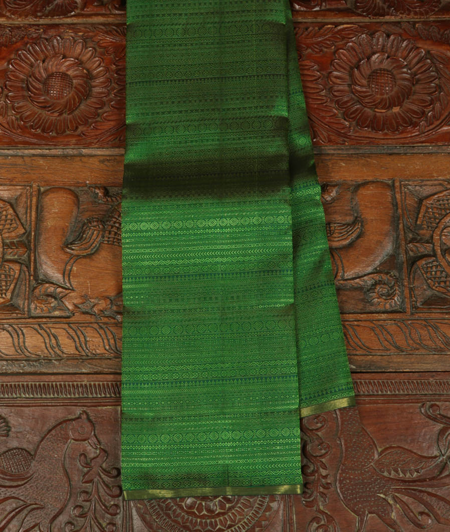 Green Handwoven Kanjivaram Silk Saree T361683-image