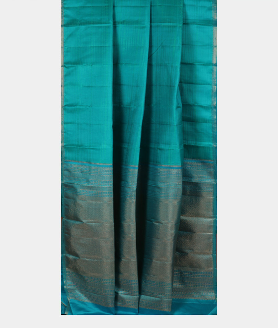Blue Handwoven Kanjivaram Silk Saree T3610702