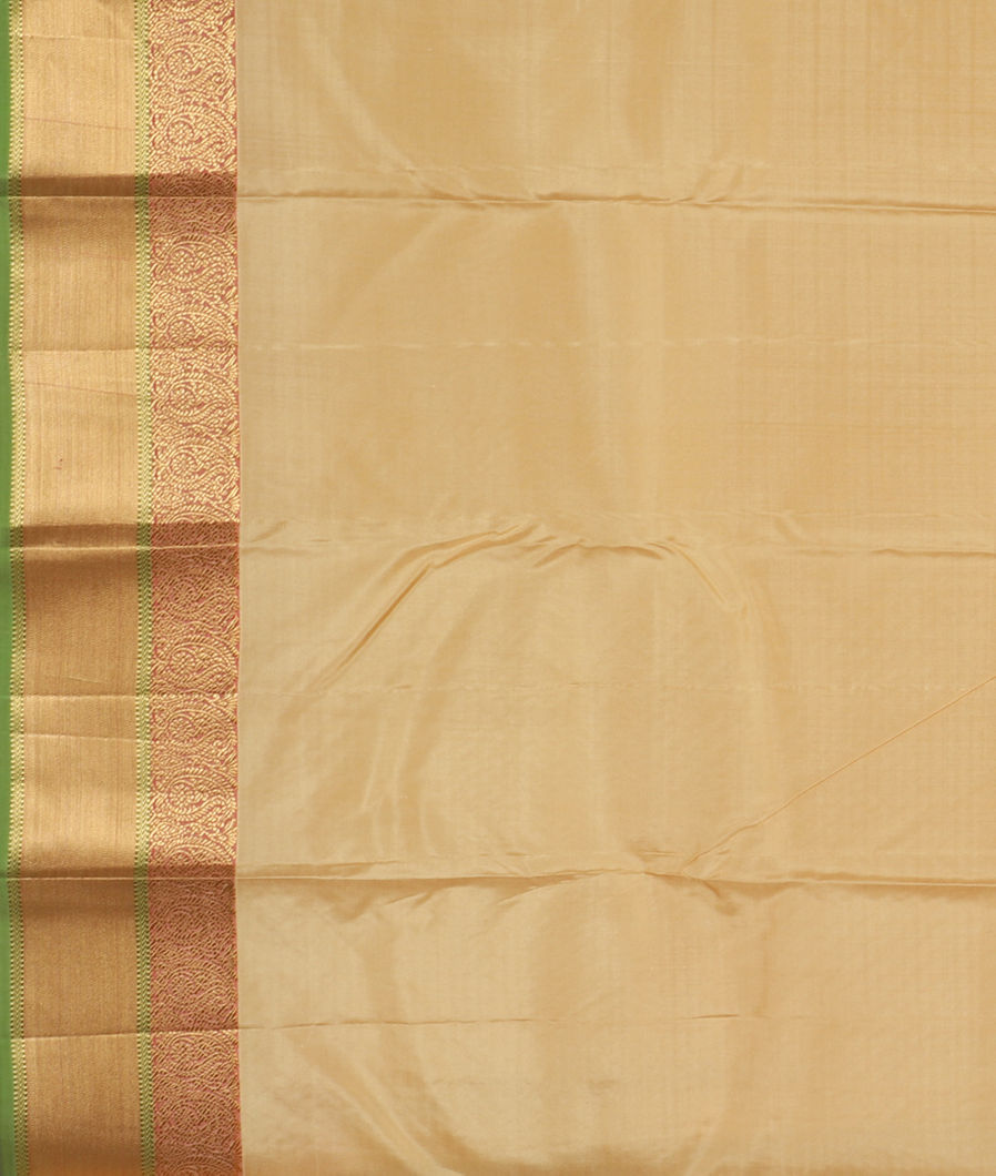 Cream Soft Silk Saree T3082803