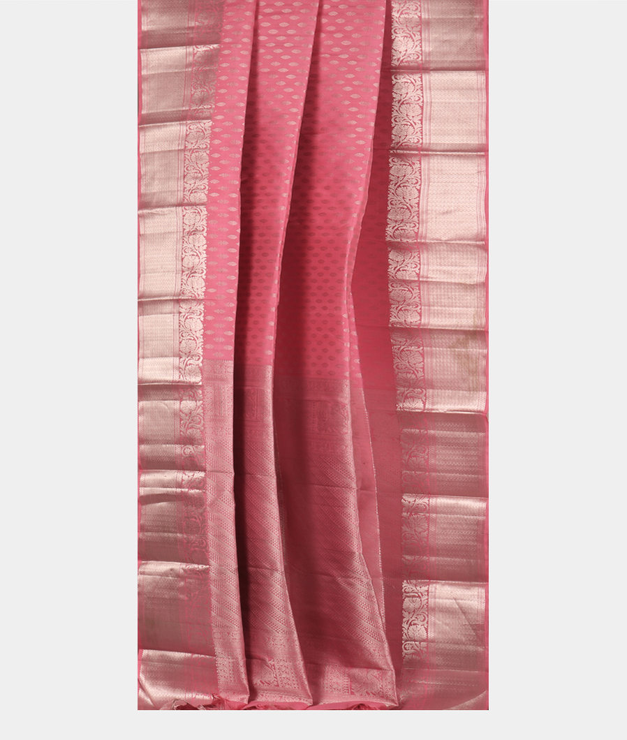 Pink Handwoven Kanjivaram Silk Saree T3620592