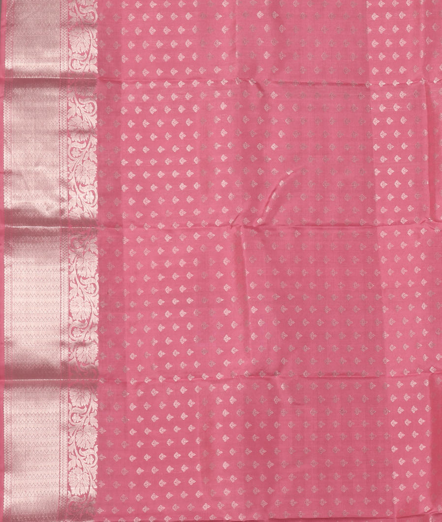 Pink Handwoven Kanjivaram Silk Saree T3620593