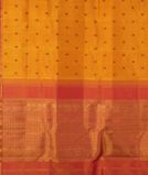 Yellow Handwoven Kanjivaram Silk Saree T3606474