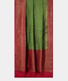 Green Banaras Tussar Saree T3668072