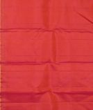 Orangish Pink Handwoven Kanjivaram Silk Saree T3511623