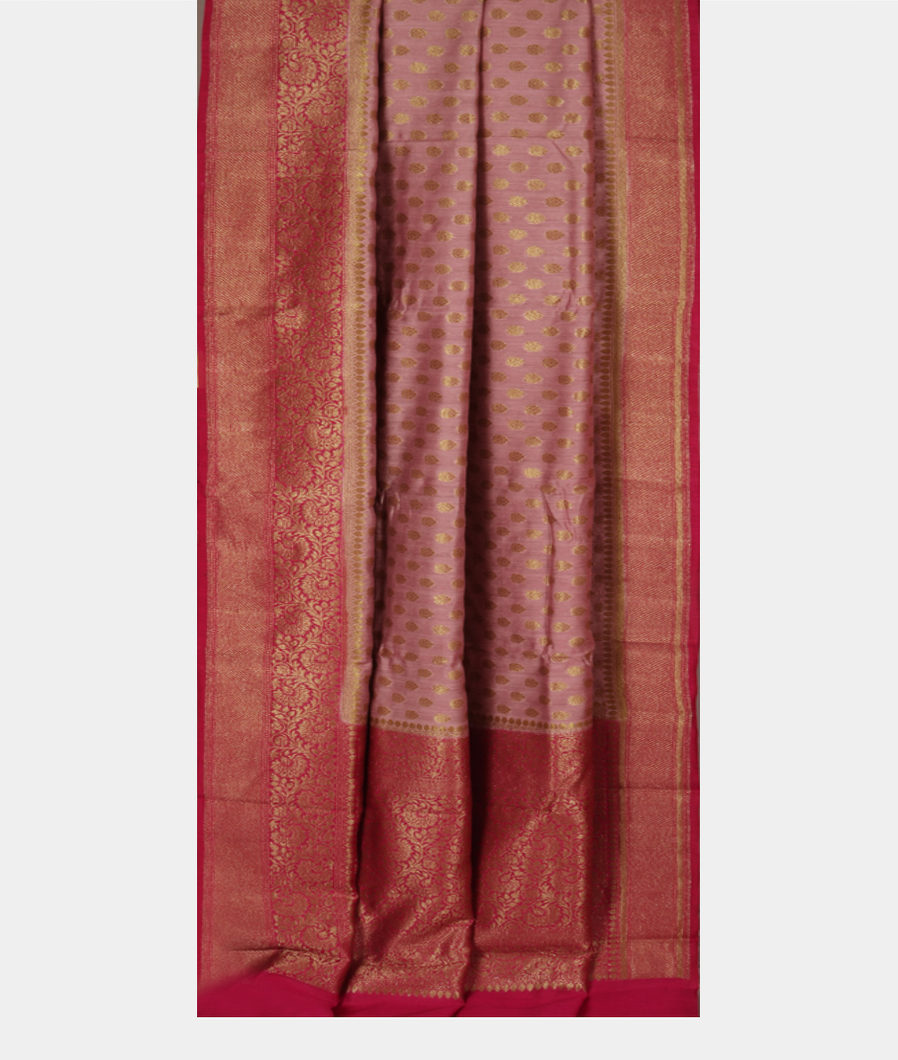 Pink Banaras Tussar Saree T3668462