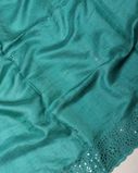 Blue Tussar Embroidery Saree T3662674