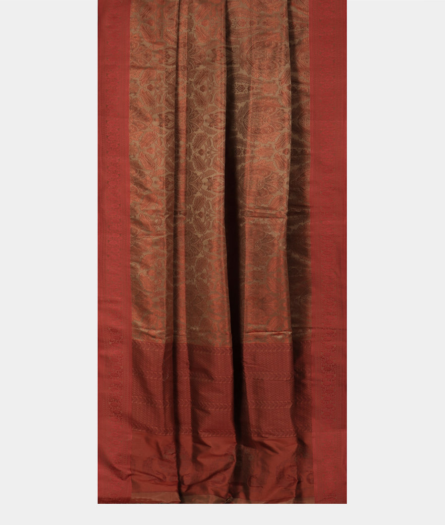 Grey Soft Silk Saree T3635012