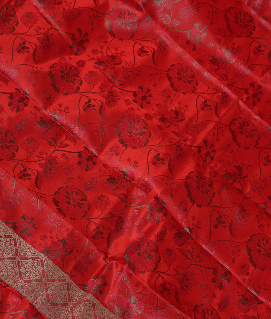 Red Soft Silk Saree T363484-image