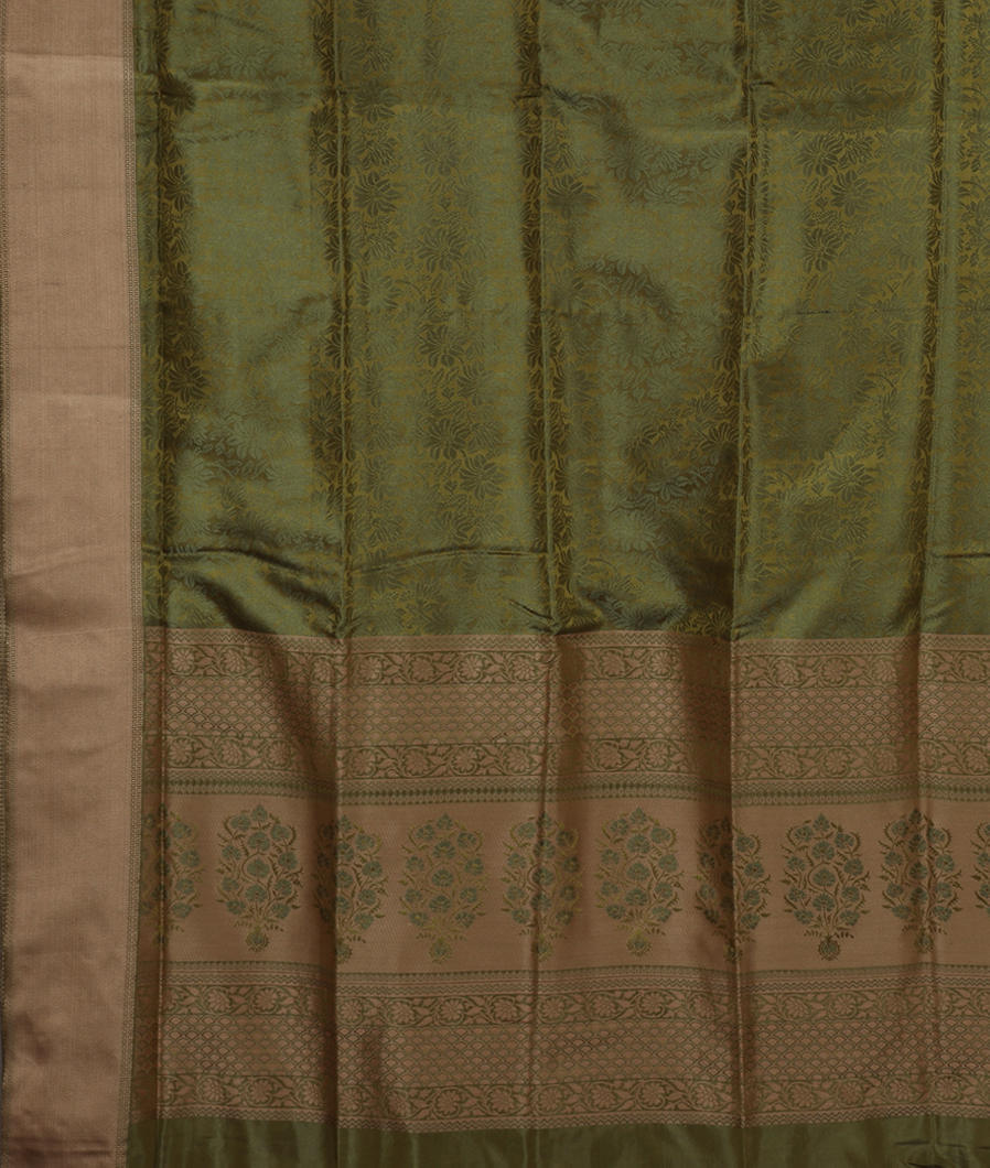 Green Soft Silk Saree T3634654