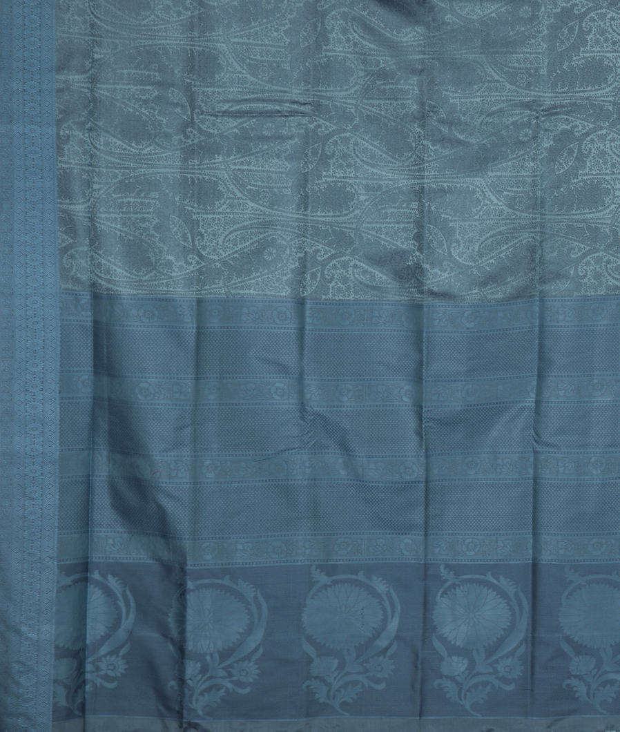 Blue Soft Silk Saree T3634874