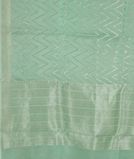 Green Banaras Organza Saree T3823094