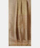 Yellow Banaras Organza Saree T3672012