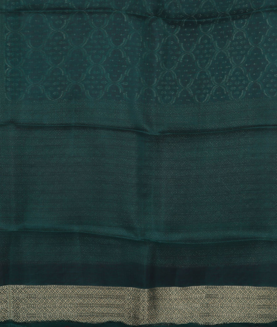 Red Banaras Organza Saree  T3671893