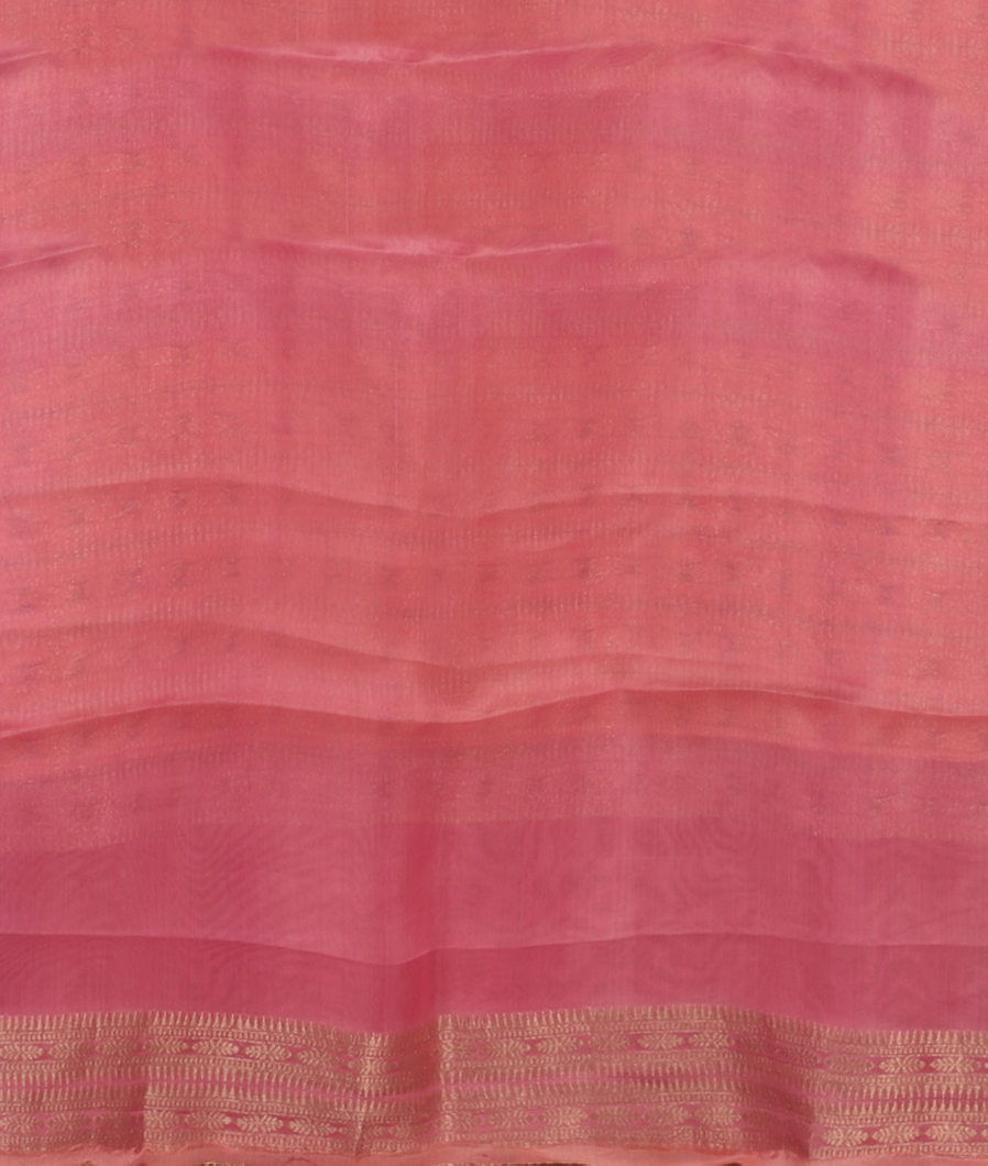 Multicolour Banaras Organza Saree T3561353