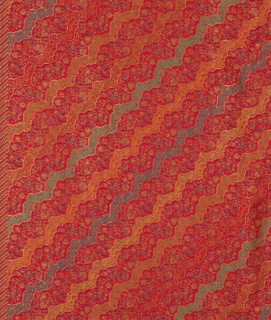 Magenta Cashmere Kani Silk Saree T3073203