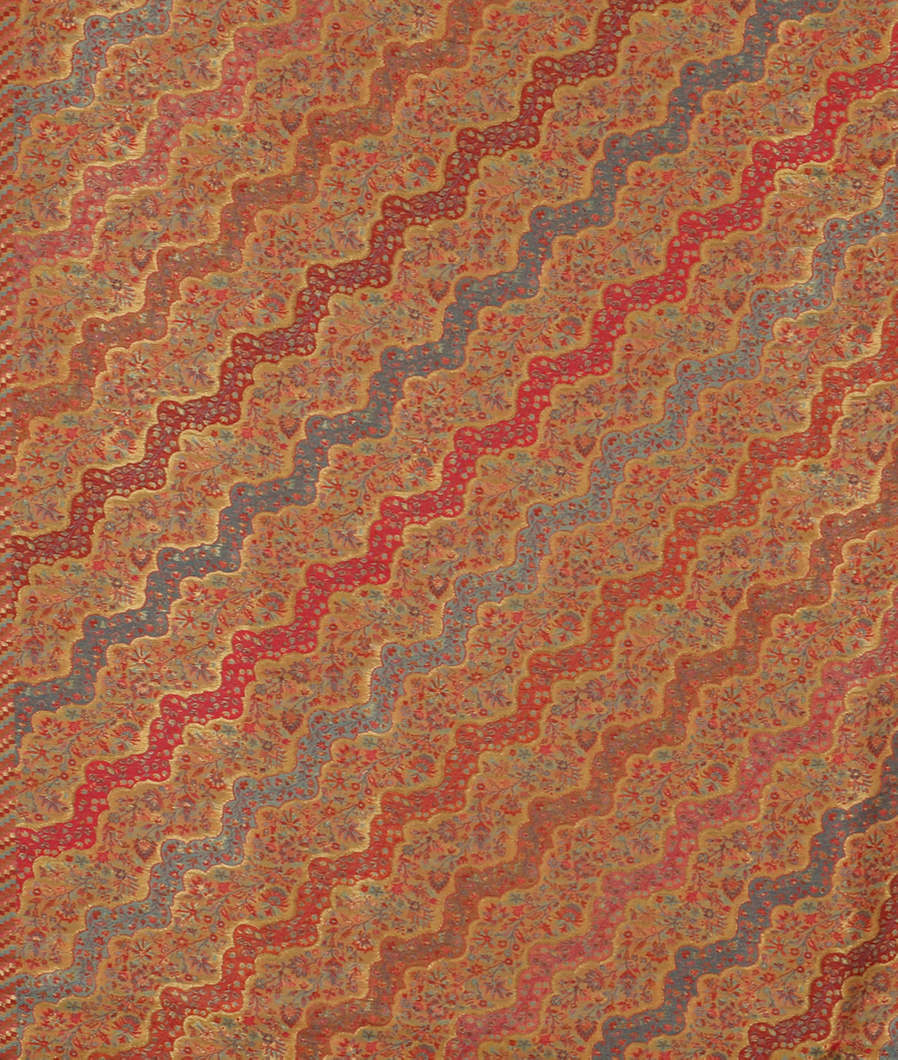 Yellow Cashmere Kani Silk Saree T2865873